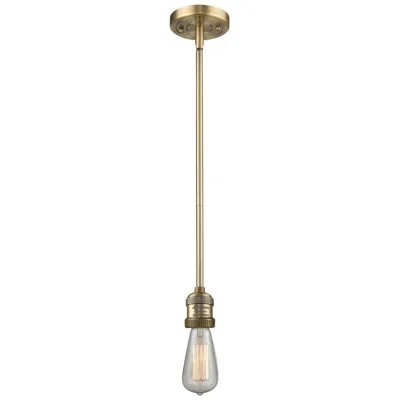 Innovations Lighting Franklin Restoration Bare Bulb 2" Led Mini Pendant - Brushed Brass Fin