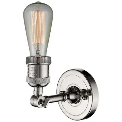 Innovations Lighting Franklin Restoration Bare Bulb 5" Led Sconce - Nickel Finish