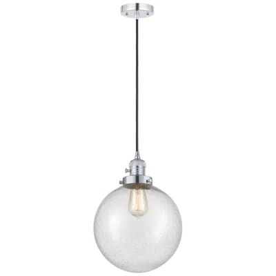 Innovations Lighting Franklin Restoration Beacon 10" Mini Pendant - Polished Chrome - Seedy