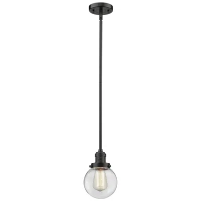 Innovations Lighting Franklin Restoration Beacon 6" Mini Pendant - Oil Rubbed Bronze - Clea
