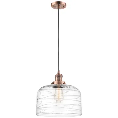 Innovations Lighting Franklin Restoration Bell 12" Copper Corded Mini Pendant W/ Deco Shade