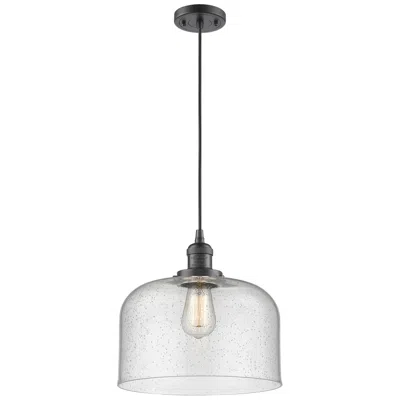 Innovations Lighting Franklin Restoration Bell 12" Led Mini Pendant - Oil Rubbed Bronze - Seedy
