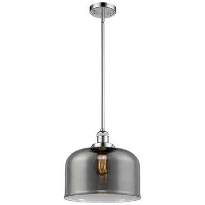 Innovations Lighting Franklin Restoration Bell 12" Mini Pendant - Polished Chrome - Plated In Silver
