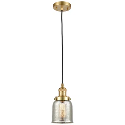 Innovations Lighting Franklin Restoration Bell 5" Gold Corded Mini Pendant W/ Mercury Shade