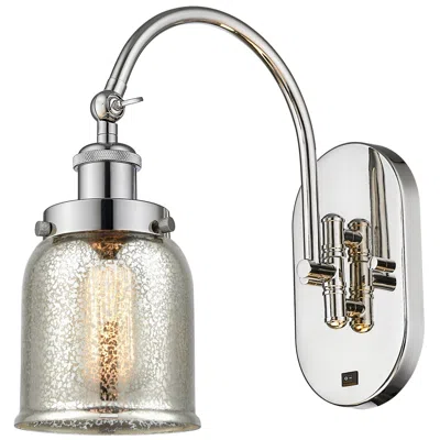 Innovations Lighting Franklin Restoration Bell 5" Incandescent Sconce - Nickel - Mercury Sh