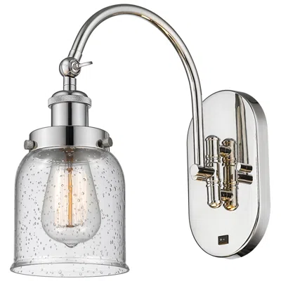 Innovations Lighting Franklin Restoration Bell 5" Incandescent Sconce - Nickel - Seedy Shad