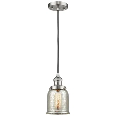 Innovations Lighting Franklin Restoration Bell 5" Led Mini Pendant - Satin Nickel - Mercury