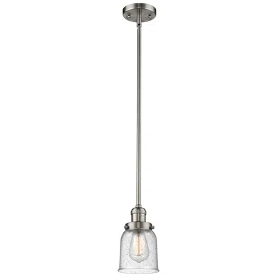 Innovations Lighting Franklin Restoration Bell 5" Led Mini Pendant - Satin Nickel - Seedy