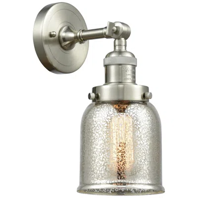 Innovations Lighting Franklin Restoration Bell 5" Led Sconce - Nickel Finish - Mercury Shad