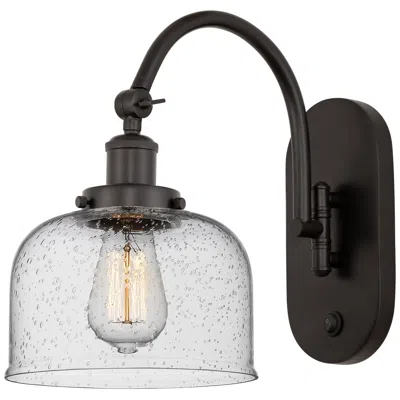 Innovations Lighting Franklin Restoration Bell 8" Incandescent Sconce - Bronze - Seedy Shad