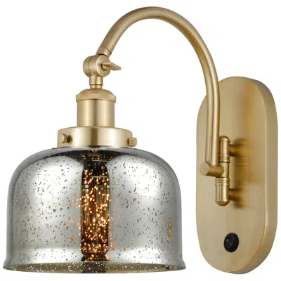 Innovations Lighting Franklin Restoration Bell 8" Incandescent Sconce - Gold - Mercury Shad