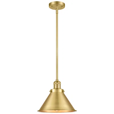 Innovations Lighting Franklin Restoration Briarcliff 10" Led Mini Pendant - Gold - Satin Go