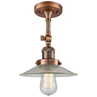 Innovations Lighting Halophane 8 1/2" Antique Copper Adjustable Light