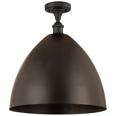 Innovations Lighting Metal Bristol 16"w Oil Rubbed Bronze Semi.flush Mount