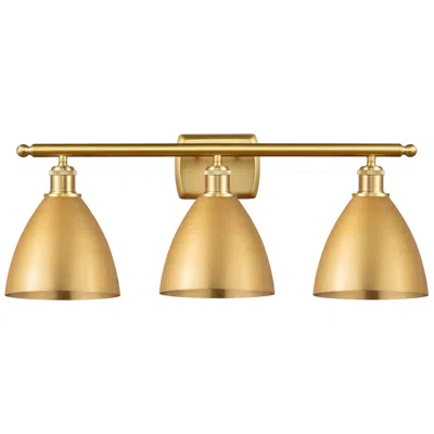 Innovations Lighting Metal Bristol 27.5"w 3 Light Satin Gold Led Bath Light