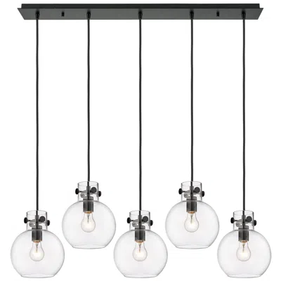 Innovations Lighting Milan 11.88" Wide 3 Light Brushed Satin Nickel Multi Pendant W/ Clear