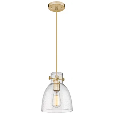 Innovations Lighting Newton Bell - 1 Light - 8 Inch - Champagne Bronze - Pendant In Gold