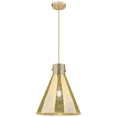 Innovations Lighting Newton Cone - 1 Light - 14 Inch - Champagne Bronze - Pendant In Gold