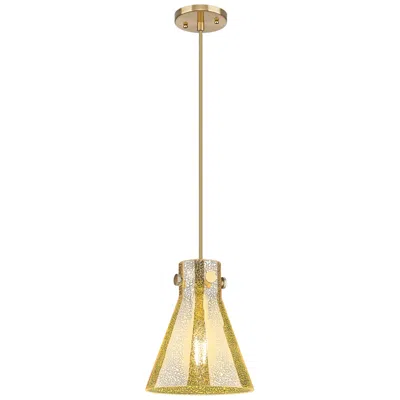 Innovations Lighting Newton Cone - 1 Light - 8 Inch - Champagne Bronze - Pendant In Brown