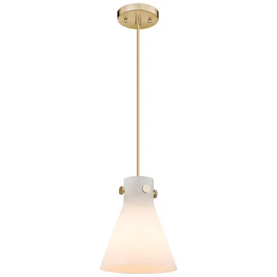 Innovations Lighting Newton Cone - 1 Light - 8 Inch - Champagne Bronze - Pendant In Gold