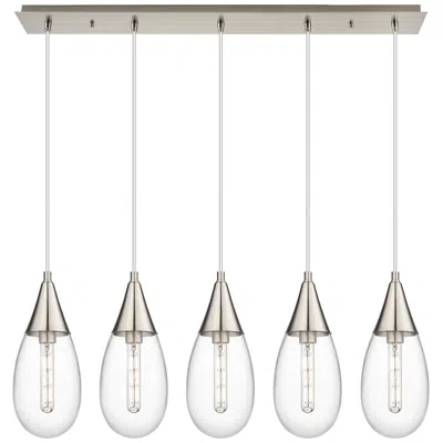 Innovations Lighting Newton Cone 22.13" Wide 9 Light Matte Black Multi Pendant With Clear S