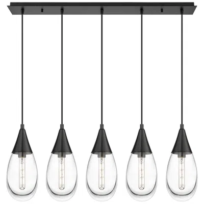 Innovations Lighting Newton Cone 22.13" Wide 9 Light Matte Black Multi Pendant With White S