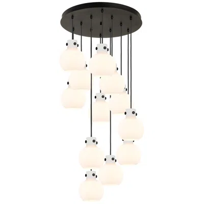 Innovations Lighting Newton Cone 39.75" Wide 3 Light Matte Black Linear Pendant With Seedy