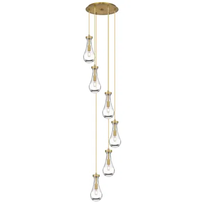 Innovations Lighting Newton Cone 51.75"w 4 Light Polished Nickel Linear Pendant W/ Seedy Sh