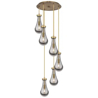 Innovations Lighting Newton Cone 51.75"w 4 Light Polished Nickel Linear Pendant W/ White Sh