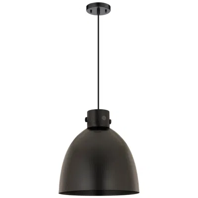 Innovations Lighting Newton Metal Bell 14" Wide Matte Black Corded Pendant W/ Matte Black S