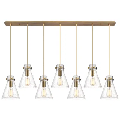 Innovations Lighting Newton Sphere 27.25" Wide 12 Light Matte Black Multi Pendant W/ White
