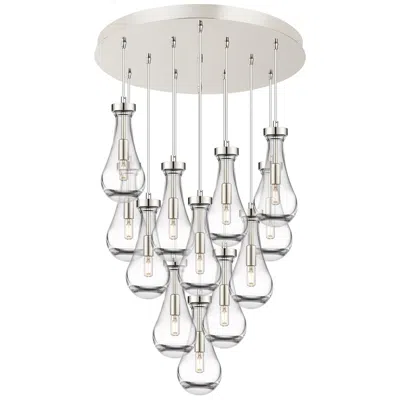 Innovations Lighting Newton Sphere 39.75" Wide 5 Light Matte Black Linear Pendant W/ White