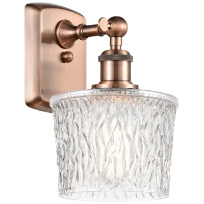 Innovations Lighting Niagra 11.5" High Copper Sconce W/ Clear Shade
