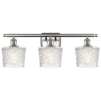 Innovations Lighting Niagra 3 Light 26" Led Bath Light - Brushed Satin Nickel - Clear Shade