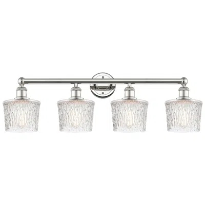 Innovations Lighting Niagra 33.5"w 4 Light Polished Nickel Bath Vanity Light With Clear Sha