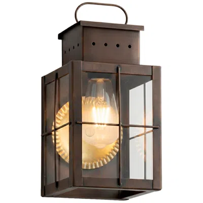 Innovations Lighting Norfield - 1 Light - 10 Inch - Dark Brass - Solid Brass - Sconce In Brown