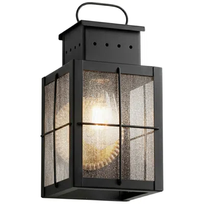Innovations Lighting Norfield - 1 Light - 10 Inch - Matte Black - Solid Brass - Sconce