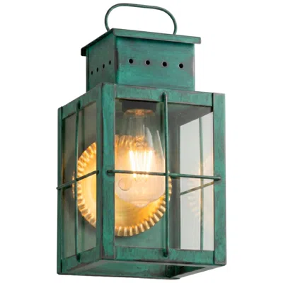 Innovations Lighting Norfield - 1 Light - 10 Inch - Verde Green - Solid Brass - Sconce