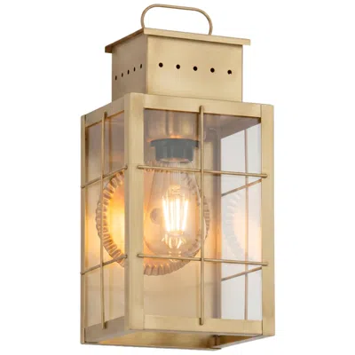Innovations Lighting Norfield - 1 Light - 13 Inch - Antique Brass - Solid Brass - Sconce In Gold