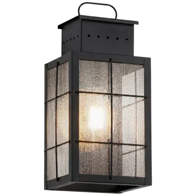 Innovations Lighting Norfield - 1 Light - 13 Inch - Matte Black - Solid Brass - Sconce