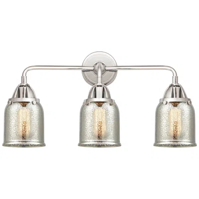 Innovations Lighting Nouveau 2 Bell 5" 3 Light 23" Led Bath Light - Polished Chrome -