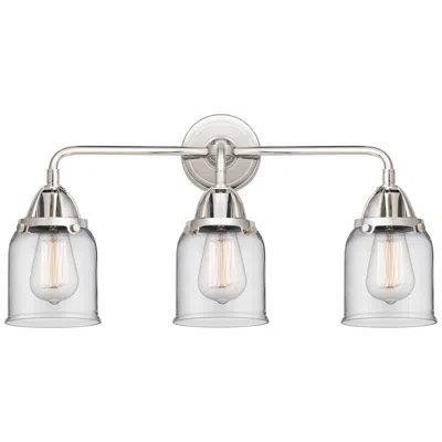 Innovations Lighting Nouveau 2 Bell 5" 3 Light 23" Led Bath Light - Polished Chrome -