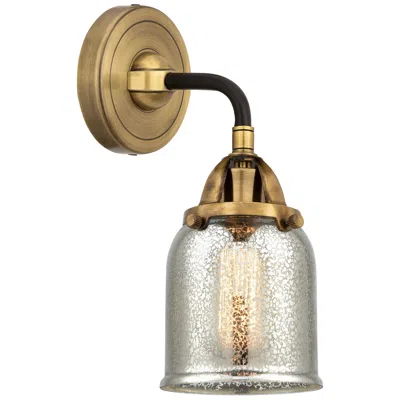 Innovations Lighting Nouveau 2 Bell 5" Led Sconce - Black Brass Finish - Mercury Shade
