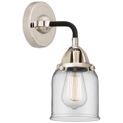 Innovations Lighting Nouveau 2 Bell 5" Led Sconce - Black Nickel Finish - Clear Shade