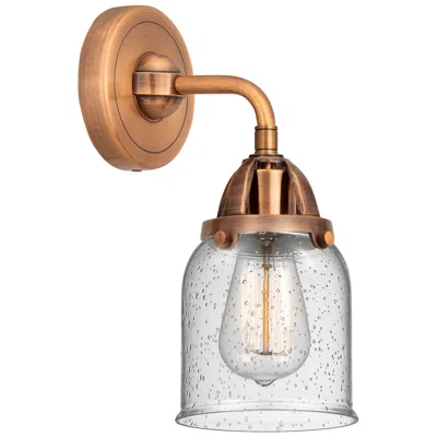 Innovations Lighting Nouveau 2 Bell 5" Led Sconce - Copper Finish - Seedy Shade