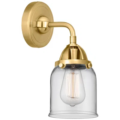 Innovations Lighting Nouveau 2 Bell 5" Led Sconce - Gold Finish - Clear Shade