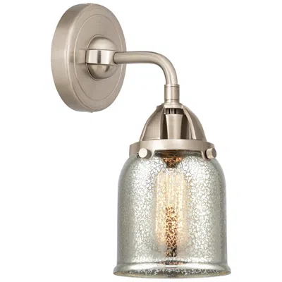 Innovations Lighting Nouveau 2 Bell 5" Led Sconce - Nickel Finish - Mercury Shade