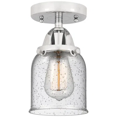 Innovations Lighting Nouveau 2 Bell 5" Semi-flush Mount - Polished Chrome - Seedy Shade