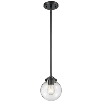 Innovations Lighting Nouveau Beacon 6" Mini Pendant - Oil Rubbed Bronze - Clear Shade