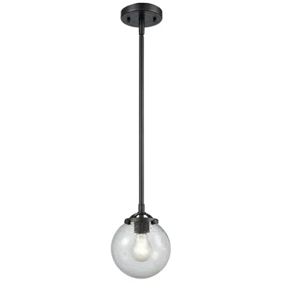 Innovations Lighting Nouveau Beacon 6" Mini Pendant - Oil Rubbed Bronze - Seedy Shade